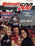 Programme cover of Atlanta Motor Speedway, 16/03/1986