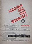 Programme cover of AVUS (Automobil-Verkehrs- und Übungsstraße), 13/05/1973