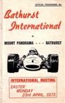 Programme cover of Bathurst Mount Panorama, 23/04/1973