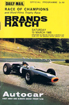 Programme cover of Brands Hatch Circuit, 13/03/1965