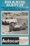Programme cover of Brands Hatch Circuit, 20/08/1967
