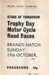 Programme cover of Brands Hatch Circuit, 17/10/1971