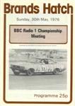 Programme cover of Brands Hatch Circuit, 30/05/1976