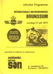 Programme cover of Brunssum, 31/07/1977