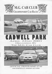 Programme cover of Cadwell Park Circuit, 22/04/2001