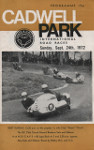 Programme cover of Cadwell Park Circuit, 24/09/1972