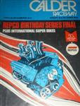 Programme cover of Calder Park Raceway, 03/12/1972