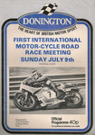 Programme cover of Donington Park Circuit, 09/07/1978