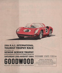 Flyer of Goodwood Motor Circuit, 29/08/1964