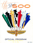 Programme cover of Indianapolis Motor Speedway, 30/05/1968