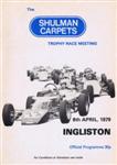 Programme cover of Ingliston Circuit, 08/04/1979