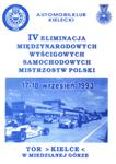Programme cover of Kielce, 18/09/1993