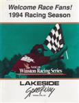 Programme cover of Lakeside Speedway (Wolcott Drive), 05/08/1994