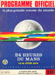 Programme cover of Circuit de la Sarthe, 16/06/1974