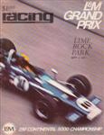 Programme cover of Lime Rock Park, 04/09/1972
