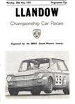 Programme cover of Llandow Circuit, 28/05/1973