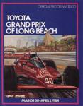 Programme cover of Long Beach Street Circuit, 01/04/1984
