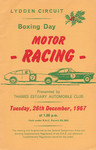 Programme cover of Lydden Hill Race Circuit, 26/12/1967