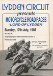 Programme cover of Lydden Hill Race Circuit, 17/07/1988