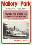 Programme cover of Mallory Park Circuit, 10/10/1976
