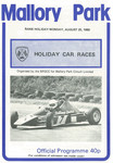 Programme cover of Mallory Park Circuit, 25/08/1980