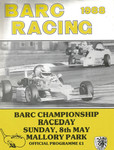 Programme cover of Mallory Park Circuit, 08/05/1988