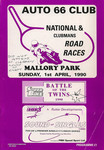 Programme cover of Mallory Park Circuit, 01/04/1990