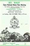 Programme cover of Marlborough Circuit (ZIM), 28/10/1962