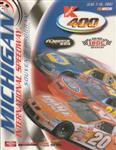 Programme cover of Michigan International Speedway, 10/06/2001