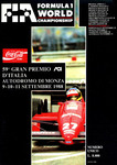 Programme cover of Monza, 11/09/1988
