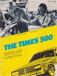 Programme cover of Ontario Motor Speedway, 15/11/1980