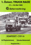 Programme cover of Österreichring, 18/05/1986