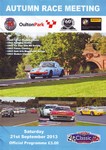 Programme cover of Oulton Park Circuit, 21/09/2013
