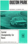 Programme cover of Oulton Park Circuit, 18/03/1972