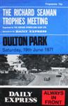 Programme cover of Oulton Park Circuit, 19/06/1971