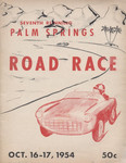 Programme cover of Palm Springs, 17/10/1954