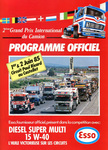 Programme cover of Paul Ricard, 02/06/1985