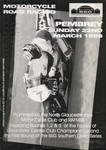 Programme cover of Pembrey Circuit, 22/03/1998