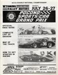 Programme cover of Pocono Raceway, 27/07/1986