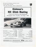 Programme cover of Pontypool Park Hill Climb, 21/09/1975
