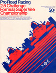 Programme cover of Portland International Raceway, 17/09/1972