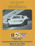 Programme cover of Riverside International Raceway (CA), 10/05/1975