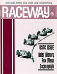 Cover of Riverside 'Raceway' Magazine, November, 1967