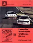 Programme cover of Sonoma Raceway, 31/07/1977
