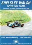 Programme cover of Shelsley Walsh Hill Climb, 02/06/2002