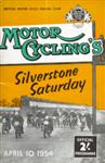 Programme cover of Silverstone Circuit, 10/04/1954