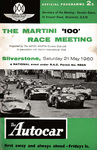 Programme cover of Silverstone Circuit, 21/05/1960
