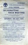 Programme cover of Silverstone Circuit, 18/07/1970