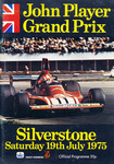 Programme cover of Silverstone Circuit, 19/07/1975