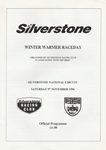 Programme cover of Silverstone Circuit, 09/11/1996